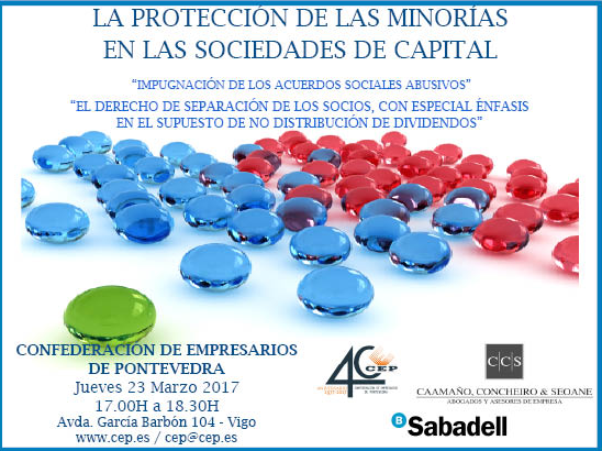 Jornada "La protección de las Minorías en las Sociedades de Capital"