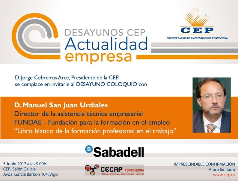 Desayuno Coloquio con D. Manuel San Juan Urdiales