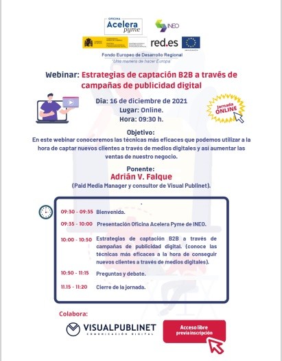 Estrategias de captación B2B a través de campañas de publicidad digital  (Conoce las formulas más eficaces para conseguir clientes a través de medios digitales).