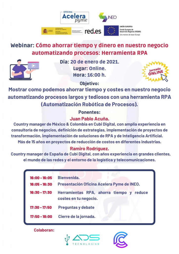 Como ahorrar tiempo y dinero en nuestro negocio automatizando procesos: Herramienta RPA.