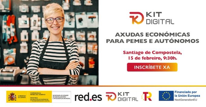 Presentación do programa Kit dixital en Santiago de compostela o 15 de febreiro