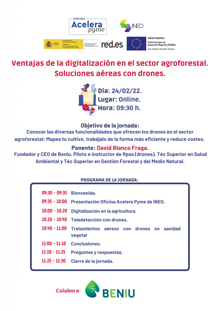 Ventajas de la digitalización en el sector agroforestal. Soluciones aéreas con drones.