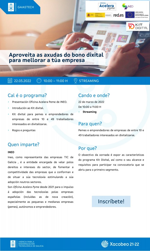 Aproveita as axudas do bono dixital para mellorar a túa empresa