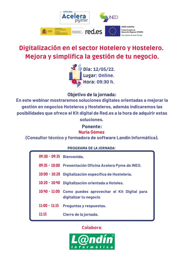 "Digitalización en el sector Hotelero y Hostelero. Mejora y simplifica la gestión de tu negocio"