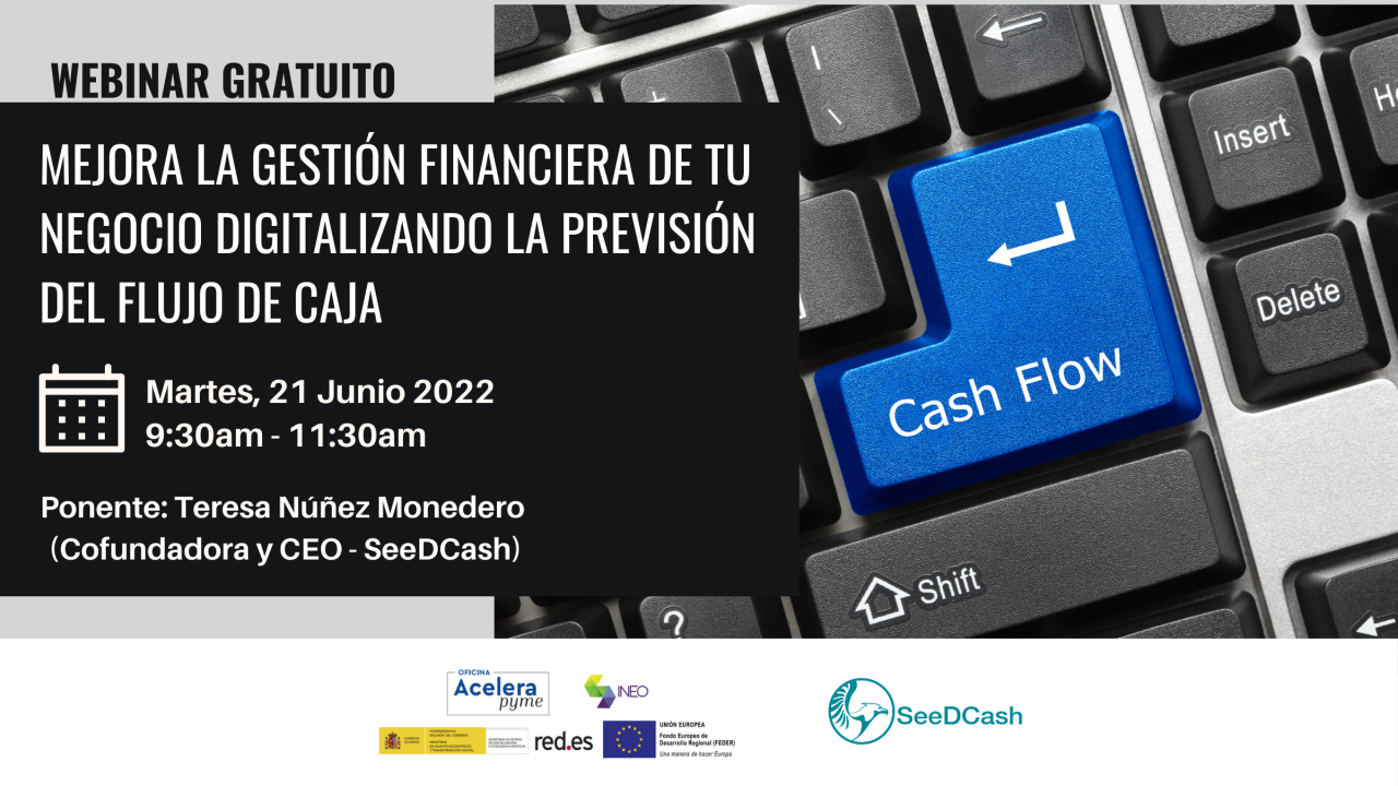 Taller "Mejora la gestión de tu negocio digitalizando la previsión del flujo de caja."