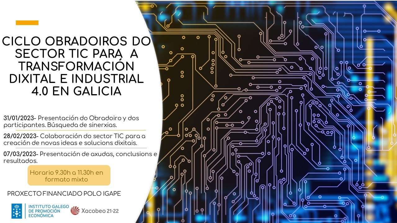 OBRADOIROS TIC PARA LA TRANSFORMACIÓN DIGITAL E INDUSTRIA 4.0 EN GALICIA (IG239.2022.1.8)