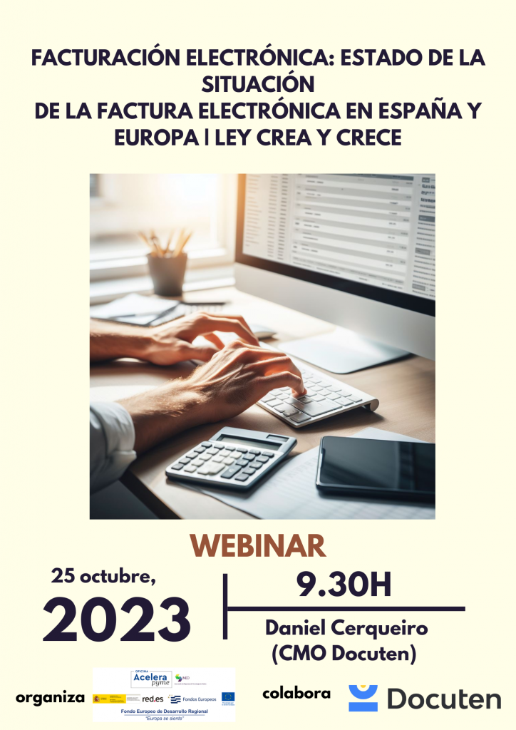 JORNADA: Facturación electrónica: Estado de la situación de la factura electrónica en España y Europa | Ley Crea y Crece