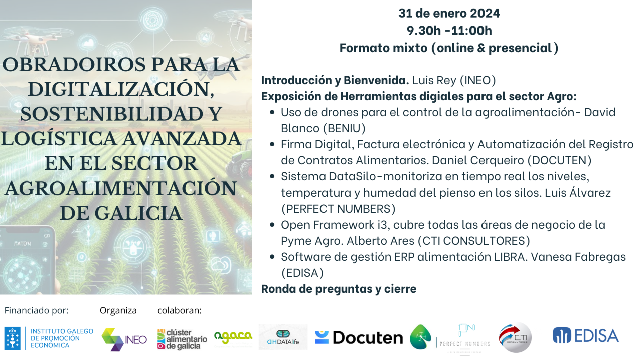 2ºobradoiro: Soluciones tic para el sector agroalimentario.