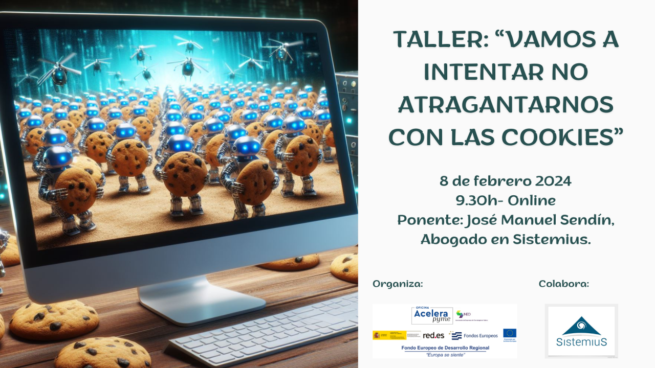 Webinar “Vamos a intentar no atragantarnos con las cookies”.