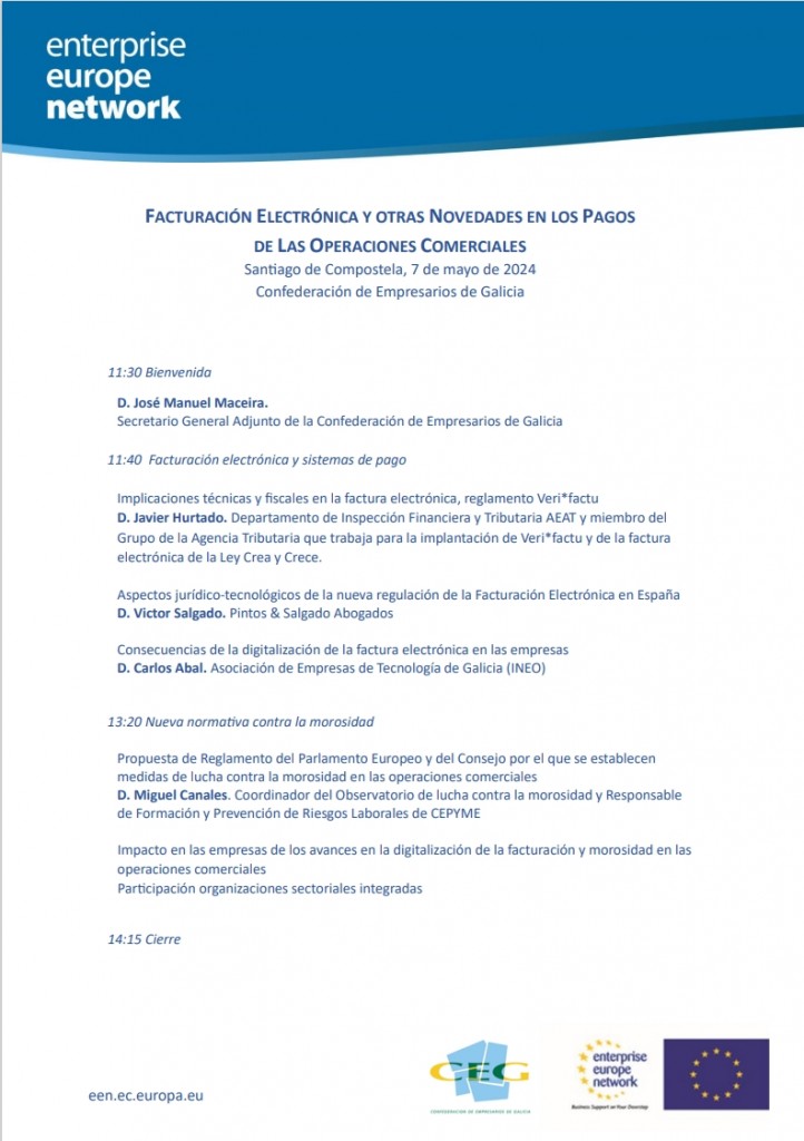FACTURACIÓN ELECTRÓNICA Y OTRAS NOVEDADES EN LOS PAGOS DE LAS OPERACIONES COMERCIALES